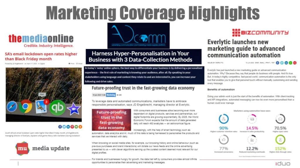 Everlytic PR review marketing media coverage